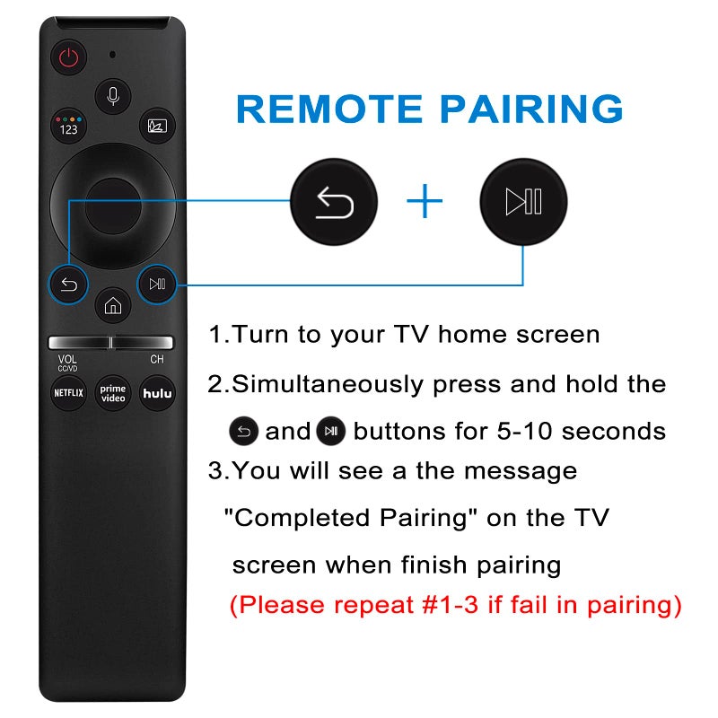 ZdalaMit BN59-01312A Replace Universal Voice Control Remote fit for Almost Samsung LCD LED QLED 4K 8K UHD Crystal Frame HDR Curved Smart TV Q60 Q70 Q80 Q90 8 Series 9 Series TU8000 AU8000 CU7000 CU8000 TV - Image 4